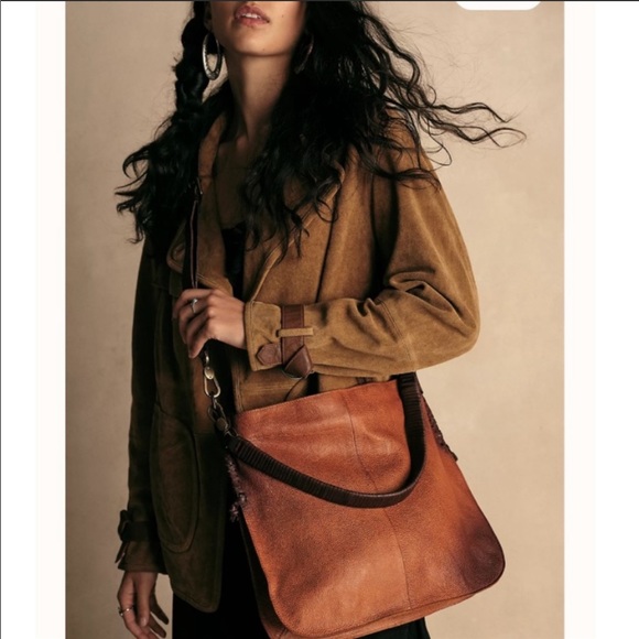 Free People Handbags - Free People Saratoga Large Brown Leather Satchel